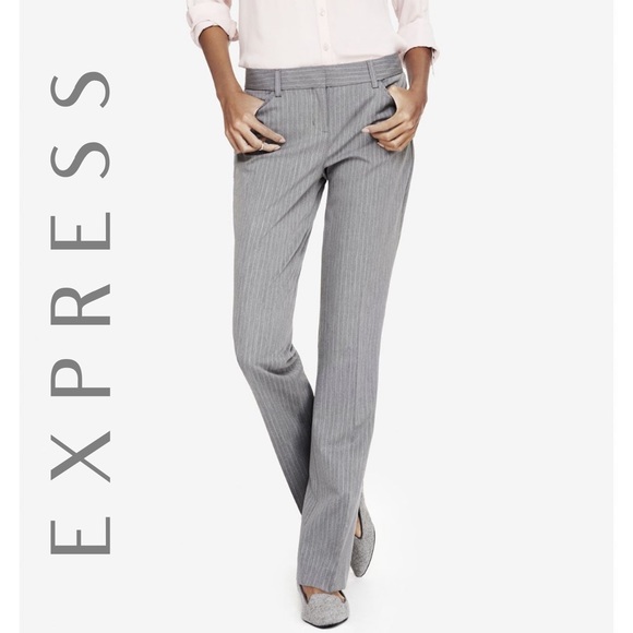 striped work trousers